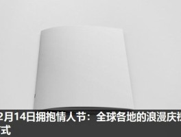 12月14日拥抱情人节：全球各地的浪漫庆祝方式