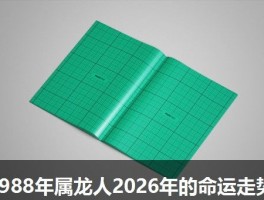 1988年属龙人2026年的命运走势