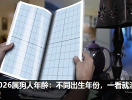 2026属狗人年龄：不同出生年份，一看就清楚