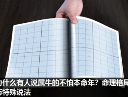 为什么有人说属牛的不怕本命年？命理格局与特殊说法