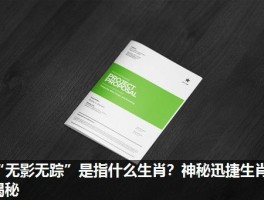 “无影无踪”是指什么生肖？神秘迅捷生肖揭秘