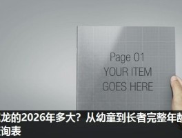 属龙的2026年多大？从幼童到长者完整年龄查询表