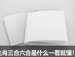 生肖三合六合是什么一看就懂！