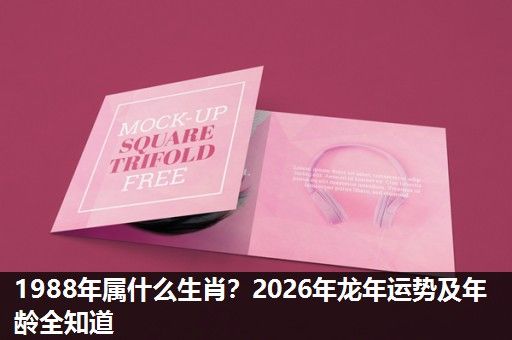 1988年属什么生肖?2026年龙年运势及年龄全知道 1988年属什么生肖?2026年龙年运势及年龄全知道
