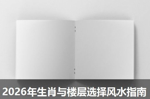 2026年生肖与楼层选择风水指南 2026年生肖与楼层选择风水指南